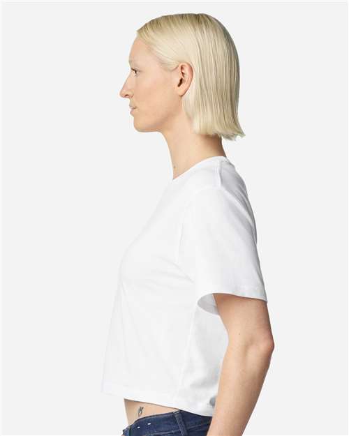 American Apparel Women's Fine Jersey Boxy Tee - 102 - 102A White
