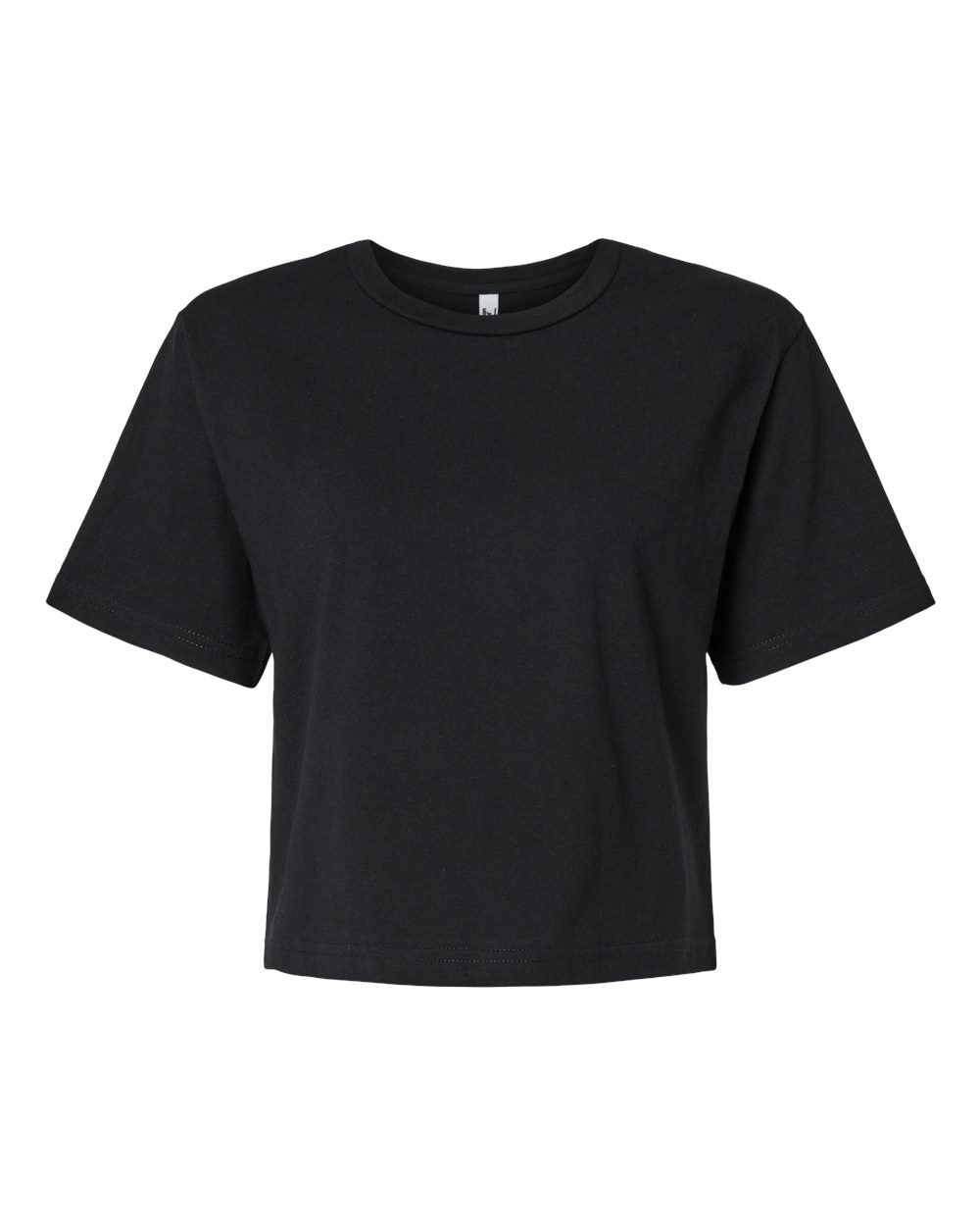 American Apparel Women's Fine Jersey Mid-Length Boxy Tee - 102 - 102A Black