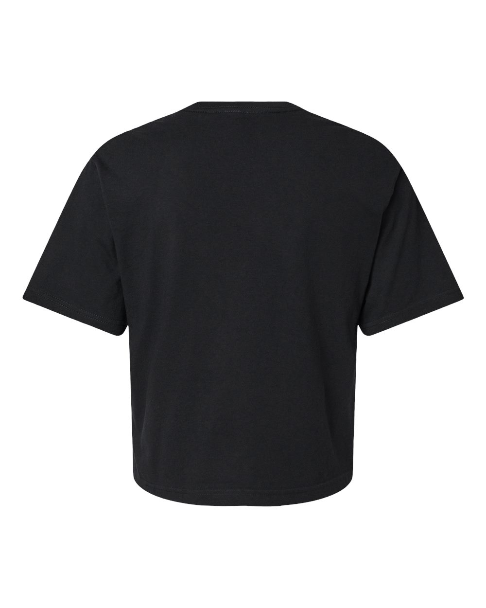 American Apparel Women's Fine Jersey Mid-Length Boxy Tee - 102 - 102A Black