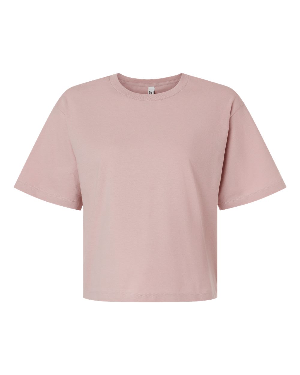 American Apparel Women's Fine Jersey Mid-Length Boxy Tee - 102 - 102A Blush