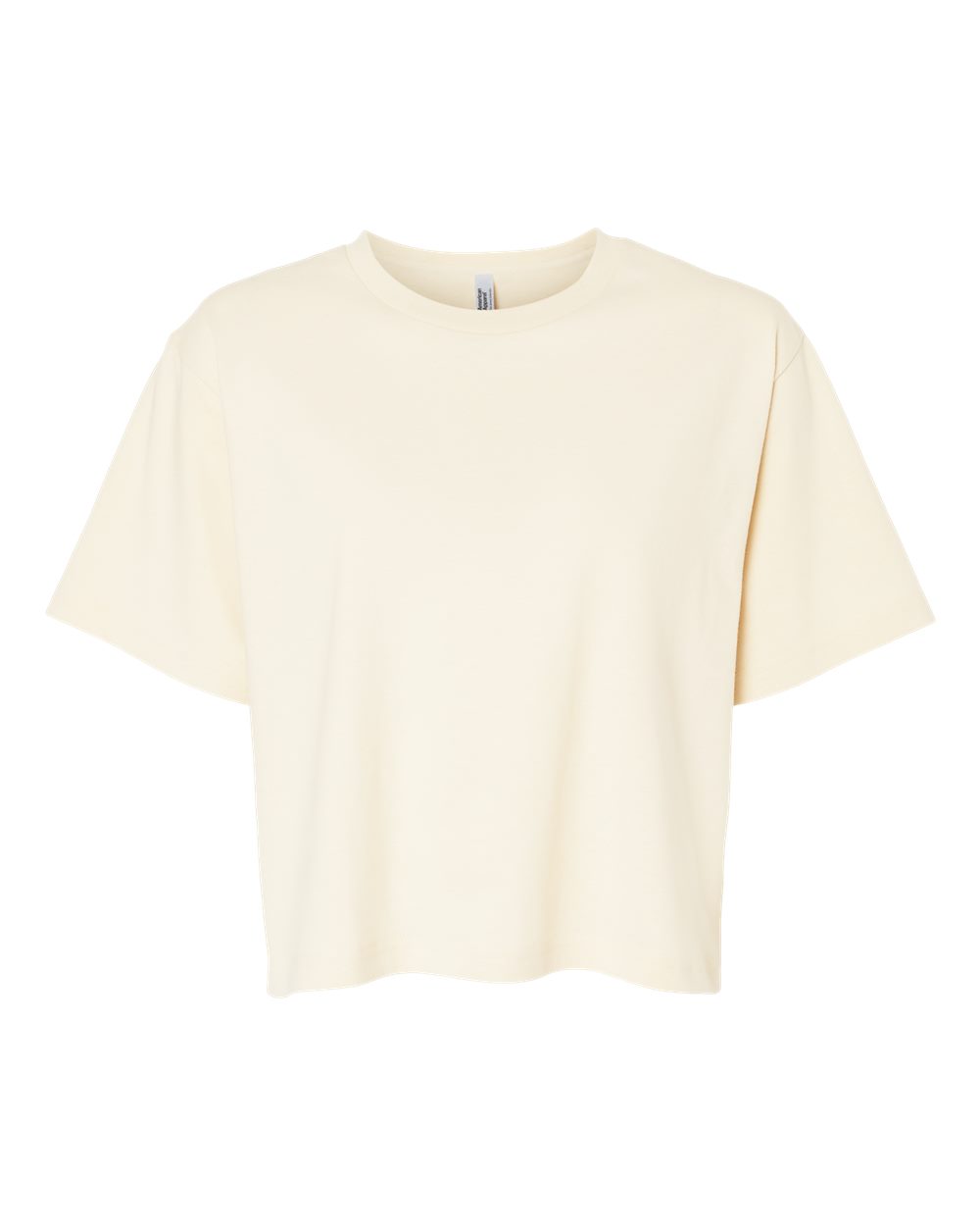 American Apparel Women's Fine Jersey Mid-Length Boxy Tee - 102 - 102A Creme