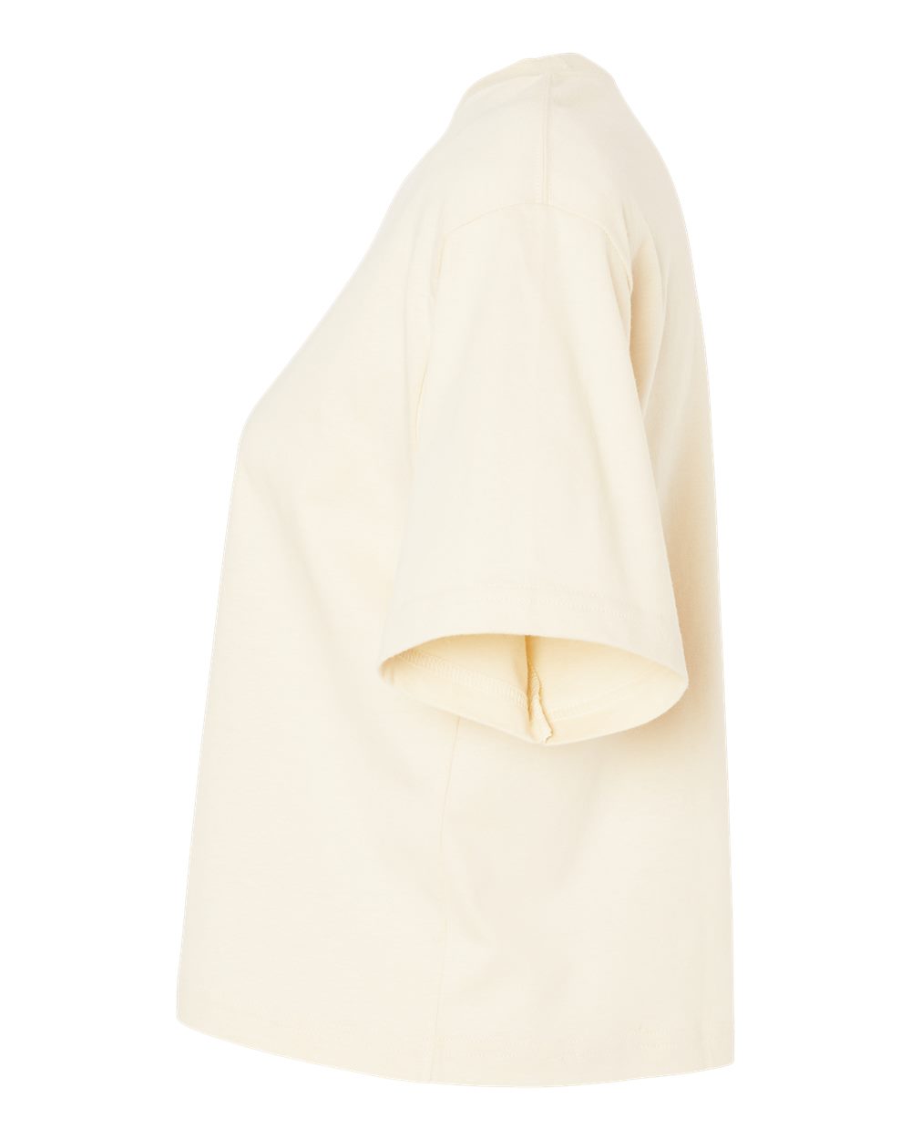 American Apparel Women's Fine Jersey Mid-Length Boxy Tee - 102 - 102A Creme