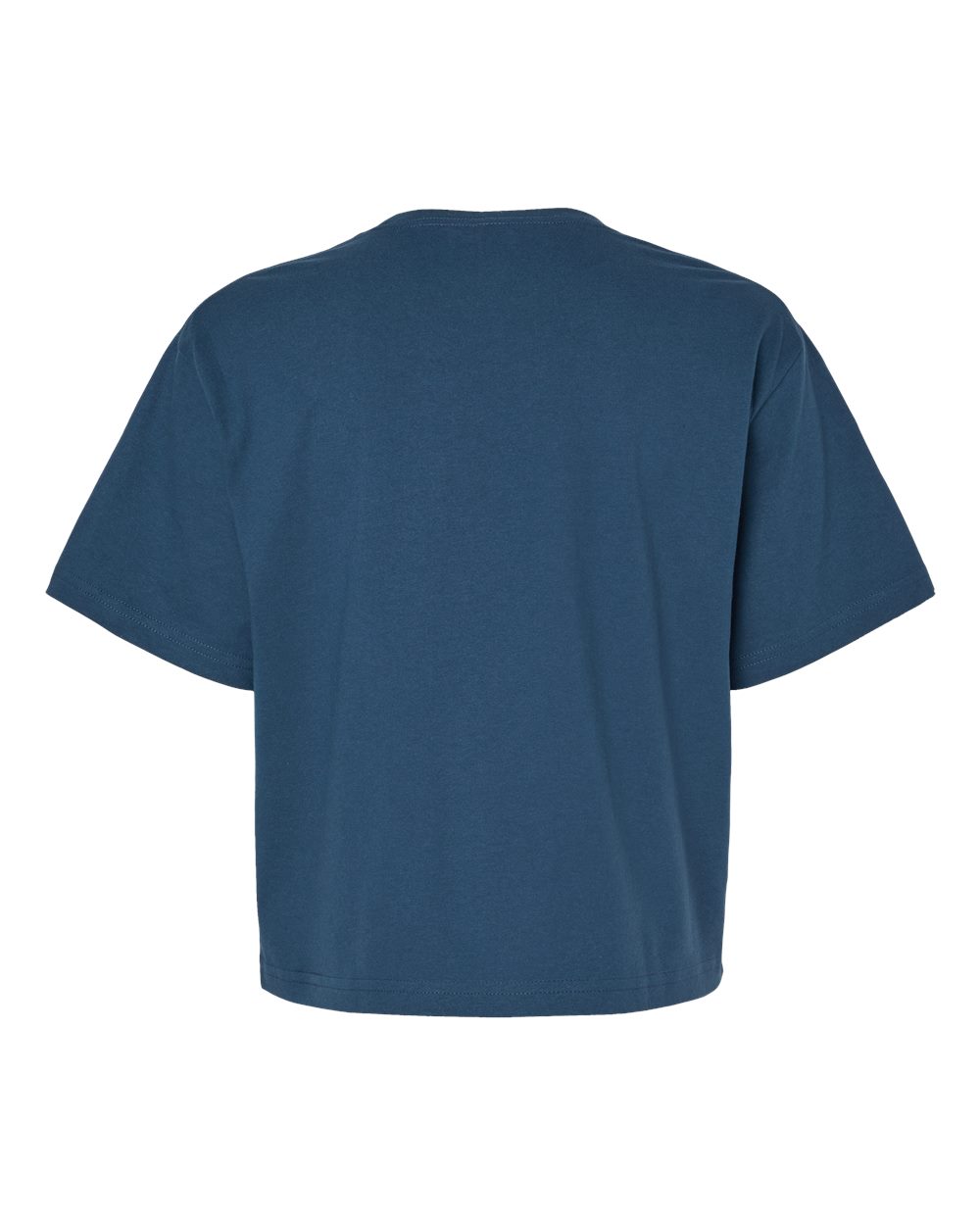 American Apparel Women's Fine Jersey Mid-Length Boxy Tee - 102 - 102A Sea Blue
