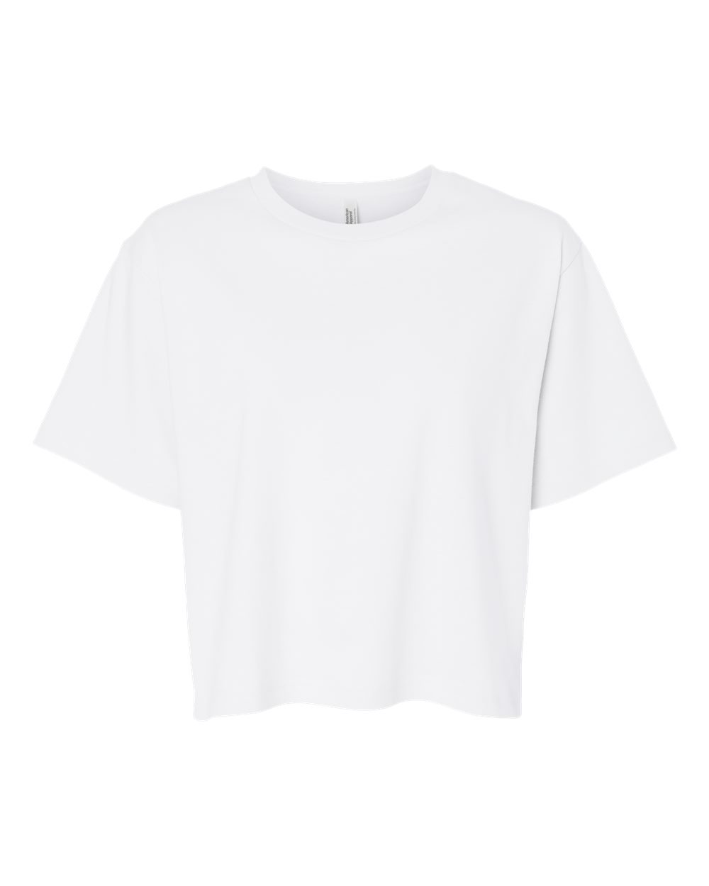 American Apparel Women's Fine Jersey Mid-Length Boxy Tee - 102 - 102A White