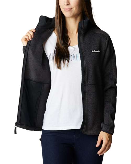 Columbia Women's Sweater Weather™ II Full-Zip Jacket - 208572 Black Heather