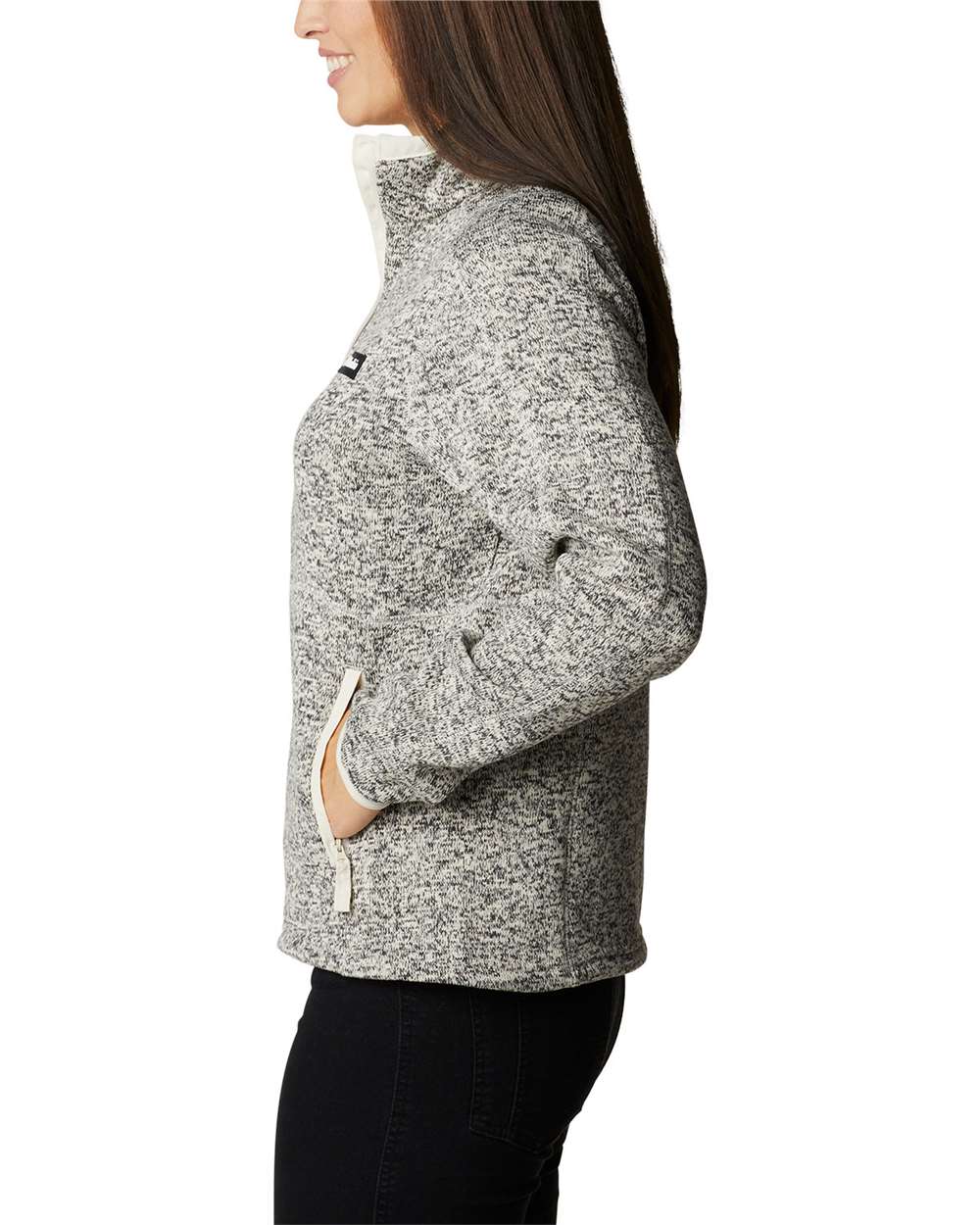 Columbia Women's Sweater Weather™ II Full-Zip Jacket - 208572 Chalk Heather