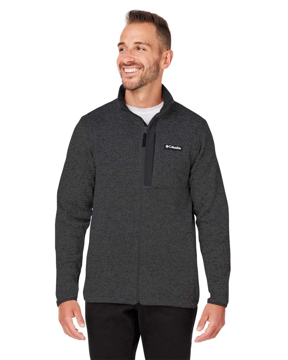 Columbia Men's Sweater Weather™ Full-Zip Jacket - 209773 Black Heather