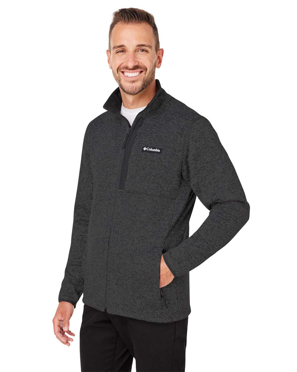 Columbia Men's Sweater Weather™ Full-Zip Jacket - 209773 Black Heather