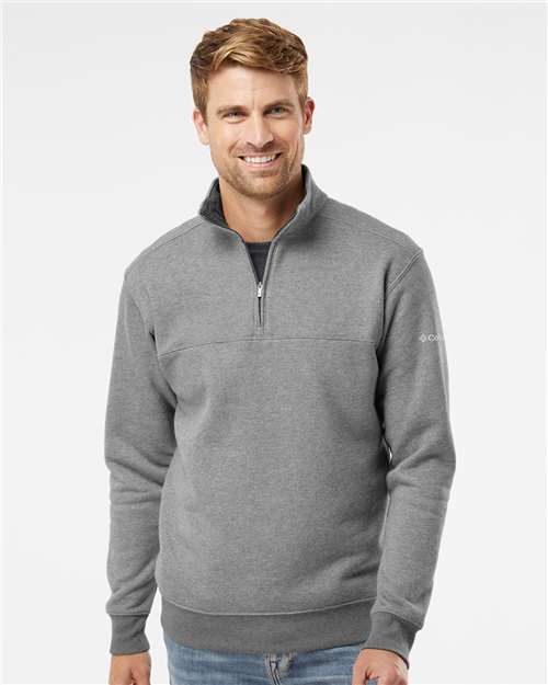 Columbia Men's Hart Mountain™ II Half-Zip Pullover - 212475 Charcoal Heather