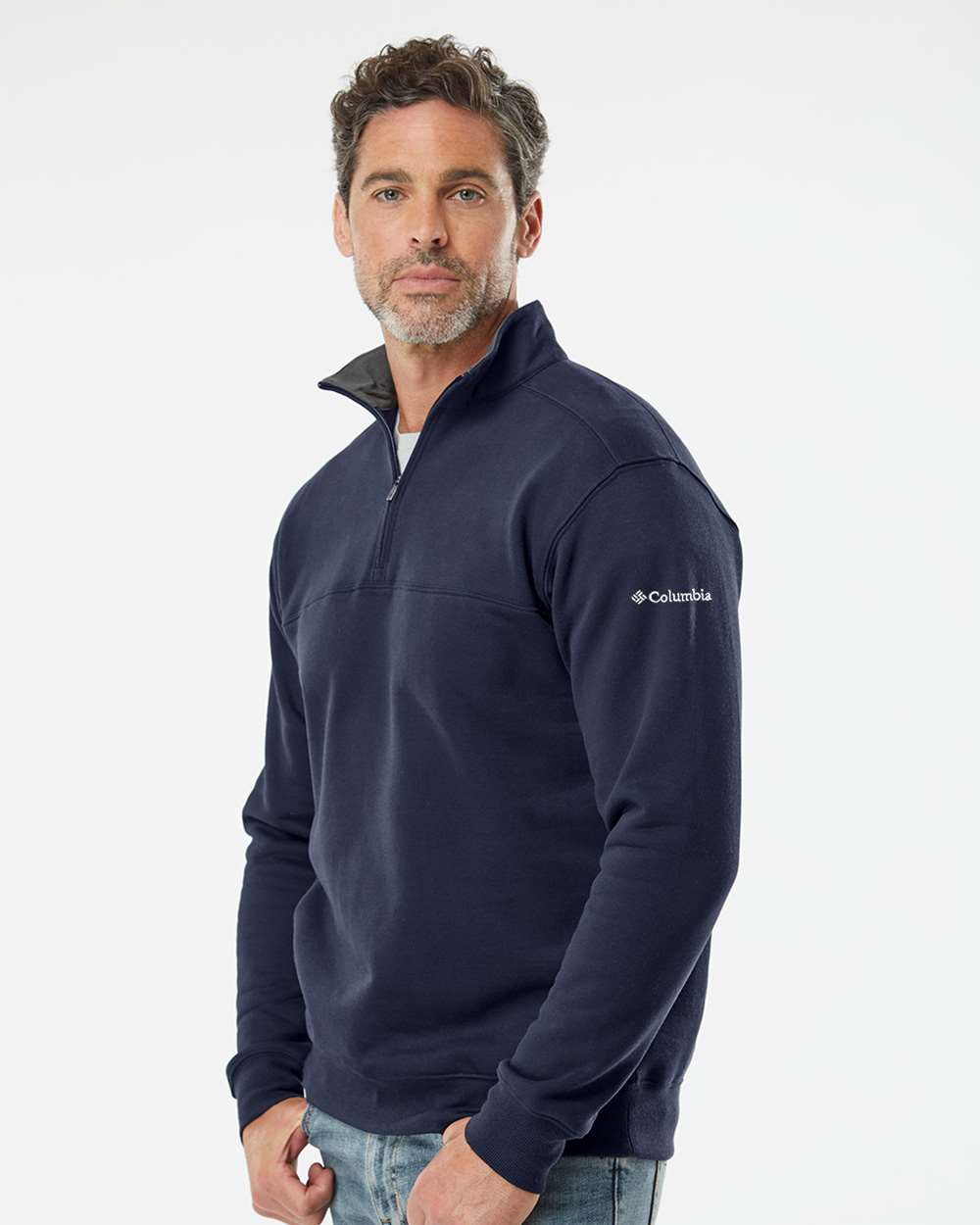 Columbia Men's Hart Mountain™ II Half-Zip Pullover - 212475 Collegiate Navy