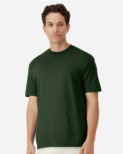 Gildan Unisex Light Cotton T-Shirt - 3000 - 3000g Forest Green