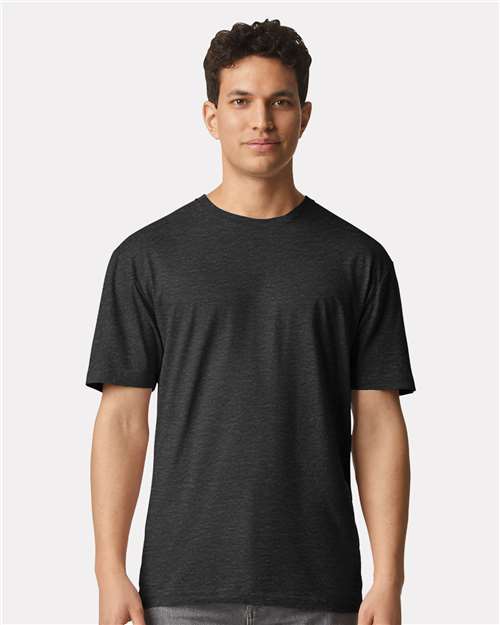 Gildan Unisex Light Cotton T-Shirt - 3000 - 3000g Heather Dark Grey