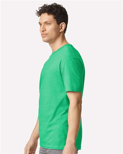 Gildan Unisex Light Cotton T-Shirt - 3000 - 3000g Heather Irish Green