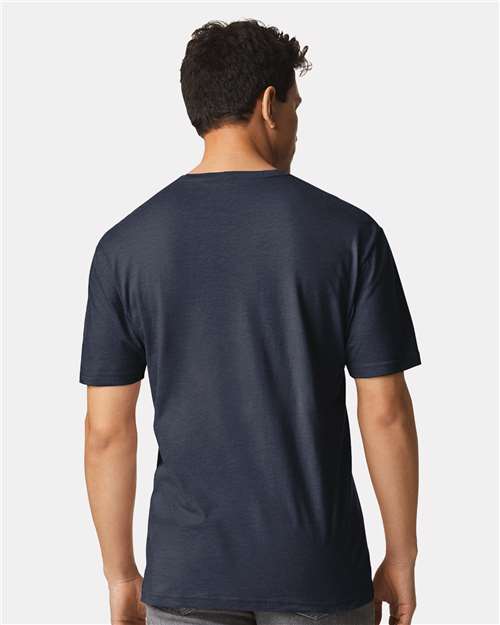 Gildan Unisex Light Cotton T-Shirt - 3000 - 3000g Heather Navy