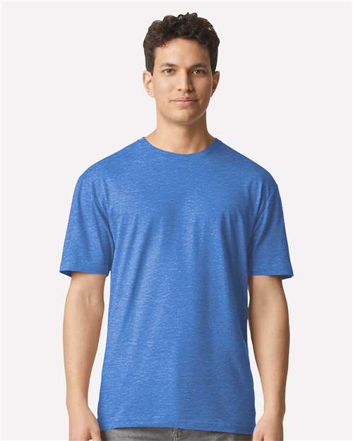 Gildan Unisex Light Cotton T-Shirt - 3000 - 3000g Heather Royal