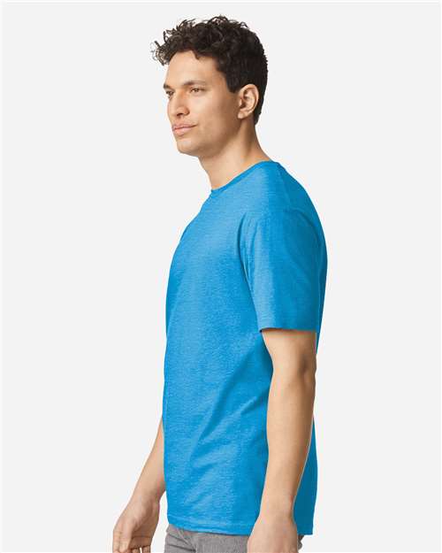 Gildan Unisex Light Cotton T-Shirt - 3000 - 3000g Heather Sapphire