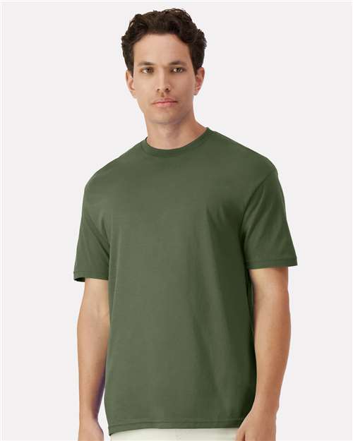Gildan Unisex Light Cotton T-Shirt - 3000 - 3000g Military Green