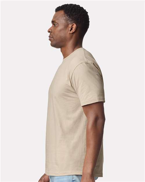 Gildan Unisex Light Cotton T-Shirt - 3000 - 3000g Sand