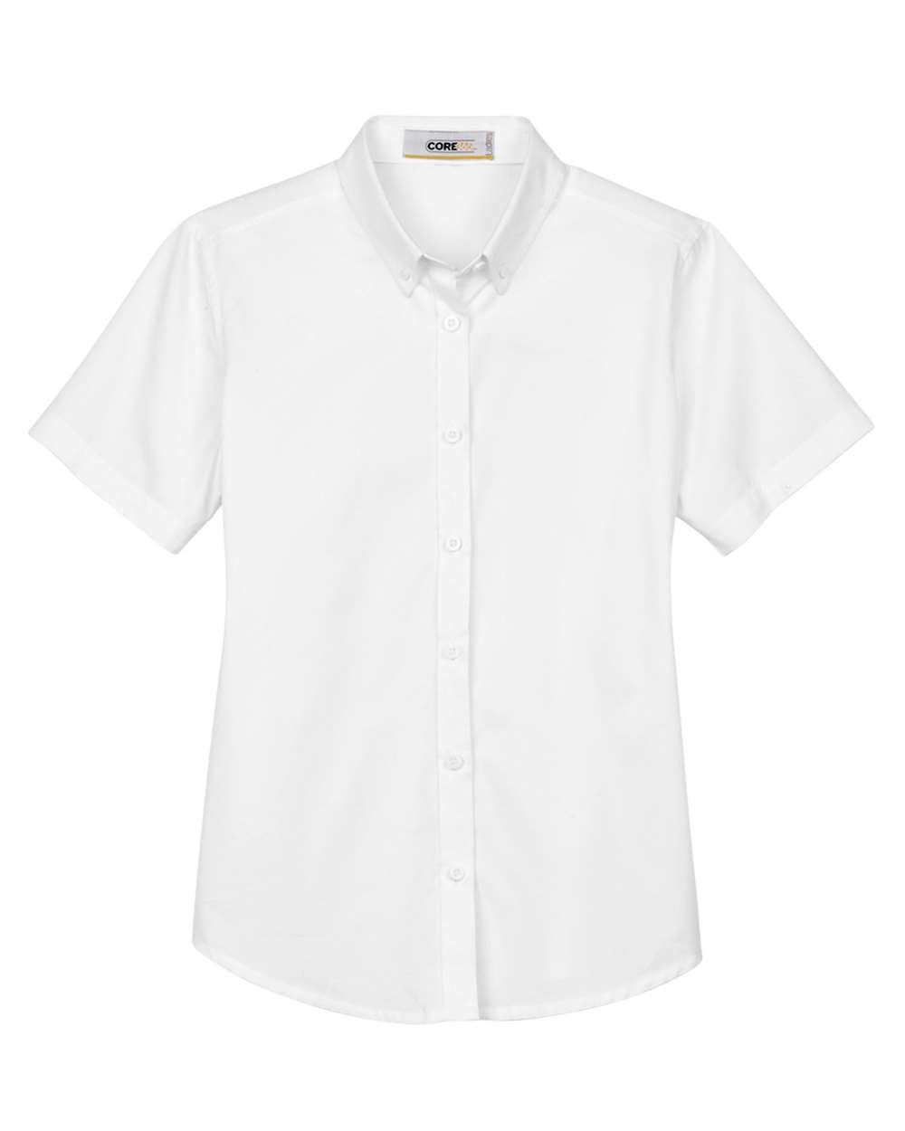 Core365 Women's Optimum Short Sleeve Twill Shirt - 78194 White