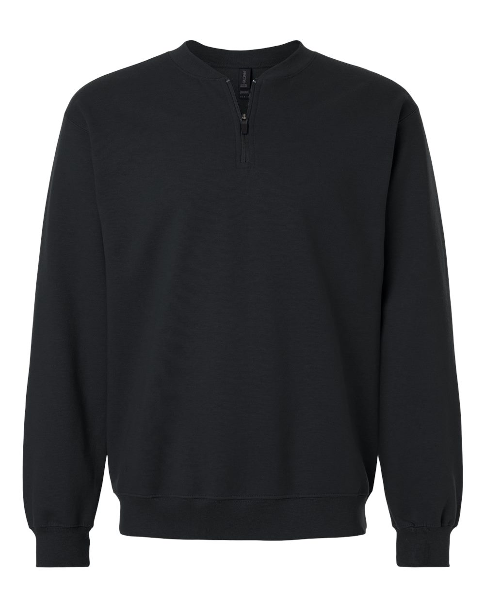 Gildan Unisex Softstyle® Midweight 1/4 Zip Sweatshirt - SF008 Black