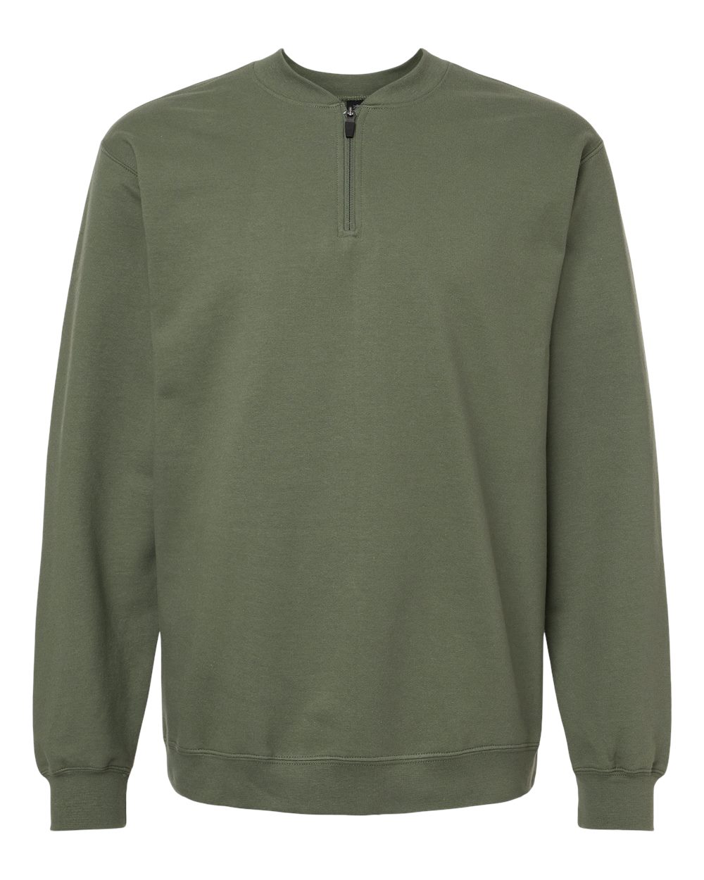 Gildan Unisex Softstyle® Midweight 1/4 Zip Sweatshirt - SF008 Military Green