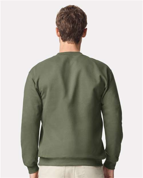 Gildan Unisex Softstyle® Midweight 1/4 Zip Sweatshirt - SF008 Military Green