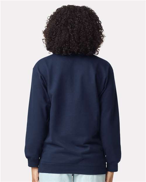 Gildan Unisex Softstyle® Midweight 1/4 Zip Sweatshirt - SF008 Navy