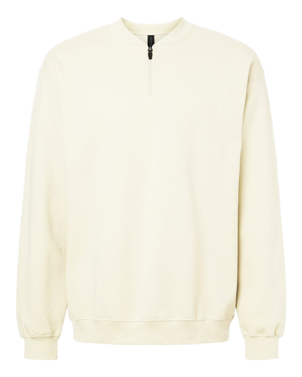 Gildan Unisex Softstyle® Midweight 1/4 Zip Sweatshirt - SF008 Off White