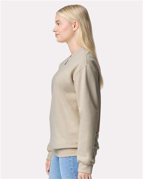 Gildan Unisex Softstyle® Midweight 1/4 Zip Sweatshirt - SF008 Sand