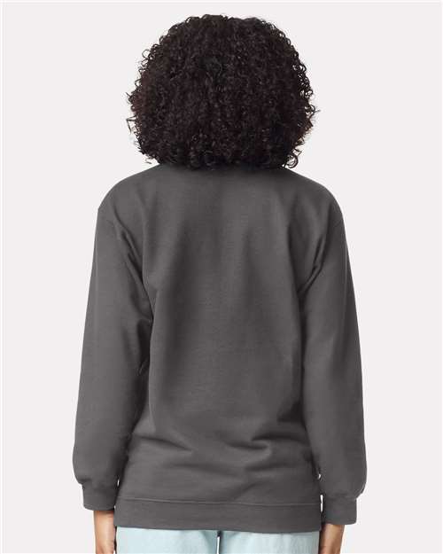 Gildan Unisex Softstyle® Midweight 1/4 Zip Sweatshirt - SF008 Charcoal