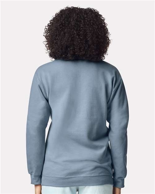 Gildan Unisex Softstyle® Midweight 1/4 Zip Sweatshirt - SF008 Stone Blue