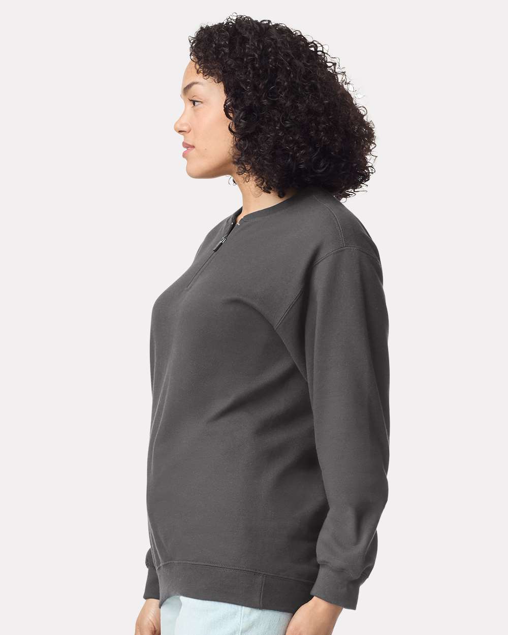 Gildan Unisex Softstyle® Midweight Quarter-Zip Sweatshirt - SF008 Charcoal