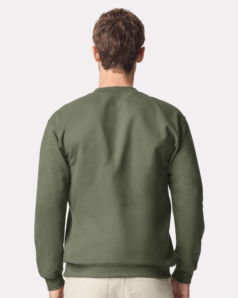 Gildan Unisex Softstyle® Midweight Quarter-Zip Sweatshirt - SF008 Military Green