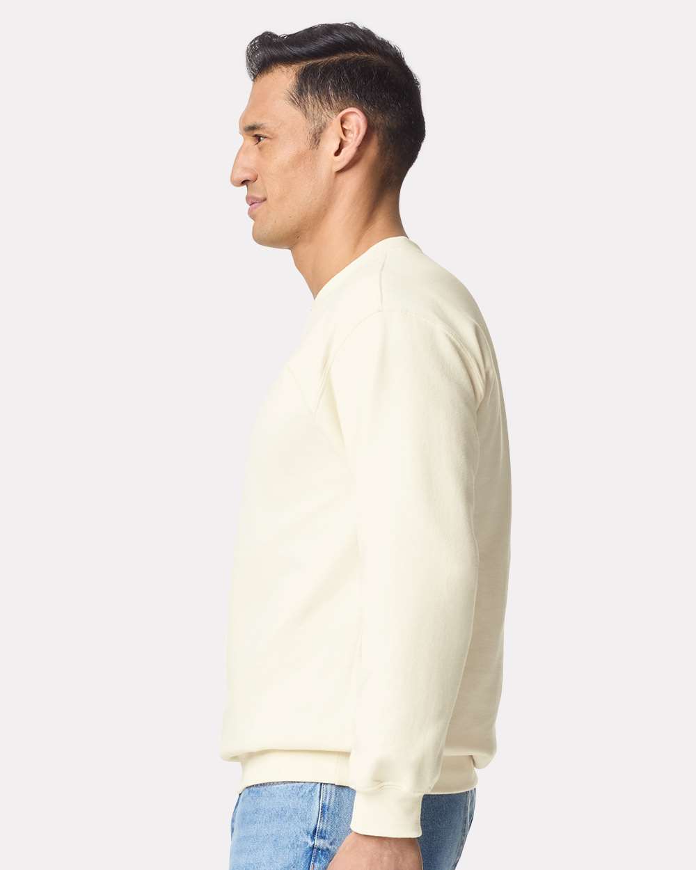 Gildan Unisex Softstyle® Midweight Quarter-Zip Sweatshirt - SF008 Off White