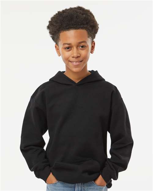M&O Youth Fleece Pullover Hoodie - 3322 - 3322M Black