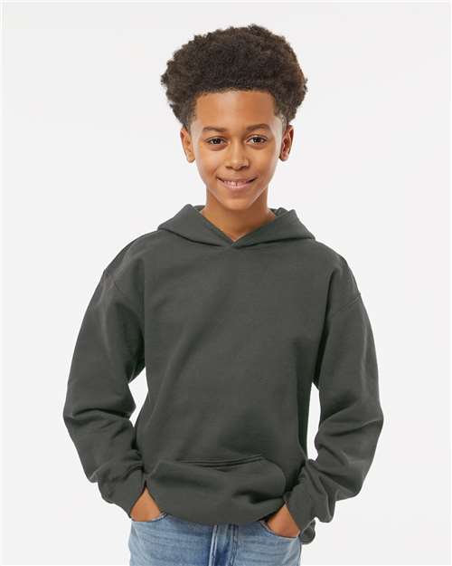 M&O Youth Fleece Pullover Hoodie - 3322 - 3322M Charcoal