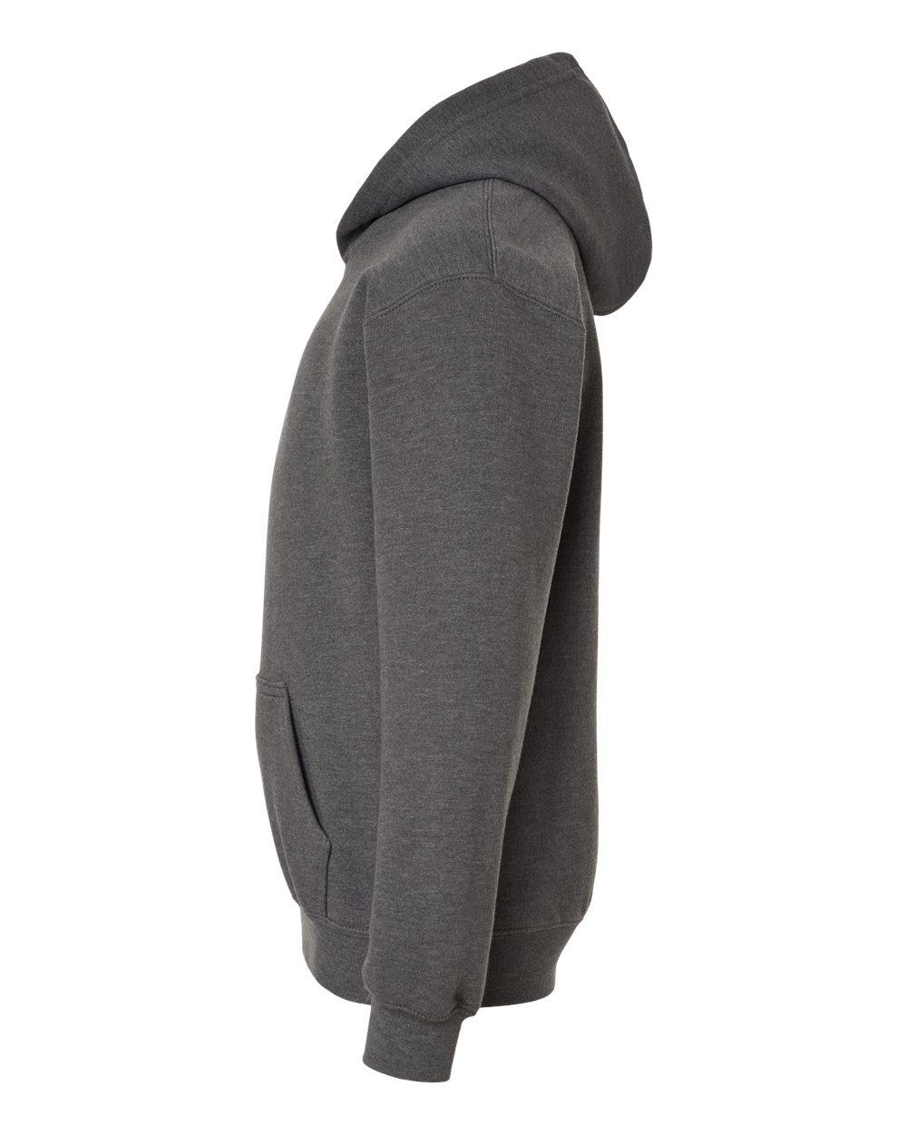 M&O Youth Fleece Pullover Hoodie - 3322 - 3322M Heather Charcoal