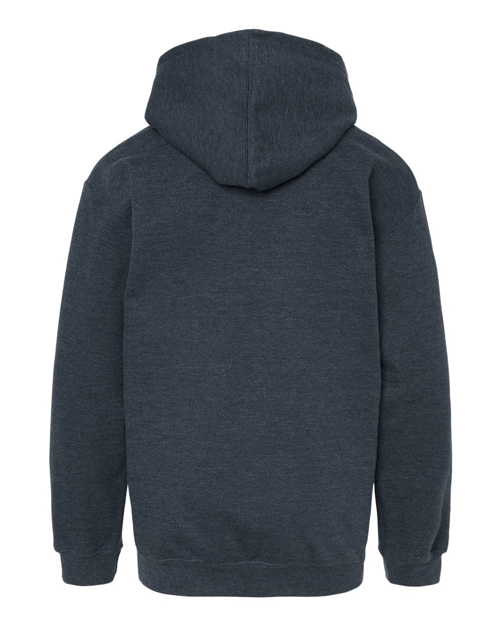 M&O Youth Fleece Pullover Hoodie - 3322 - 3322M Heather Navy