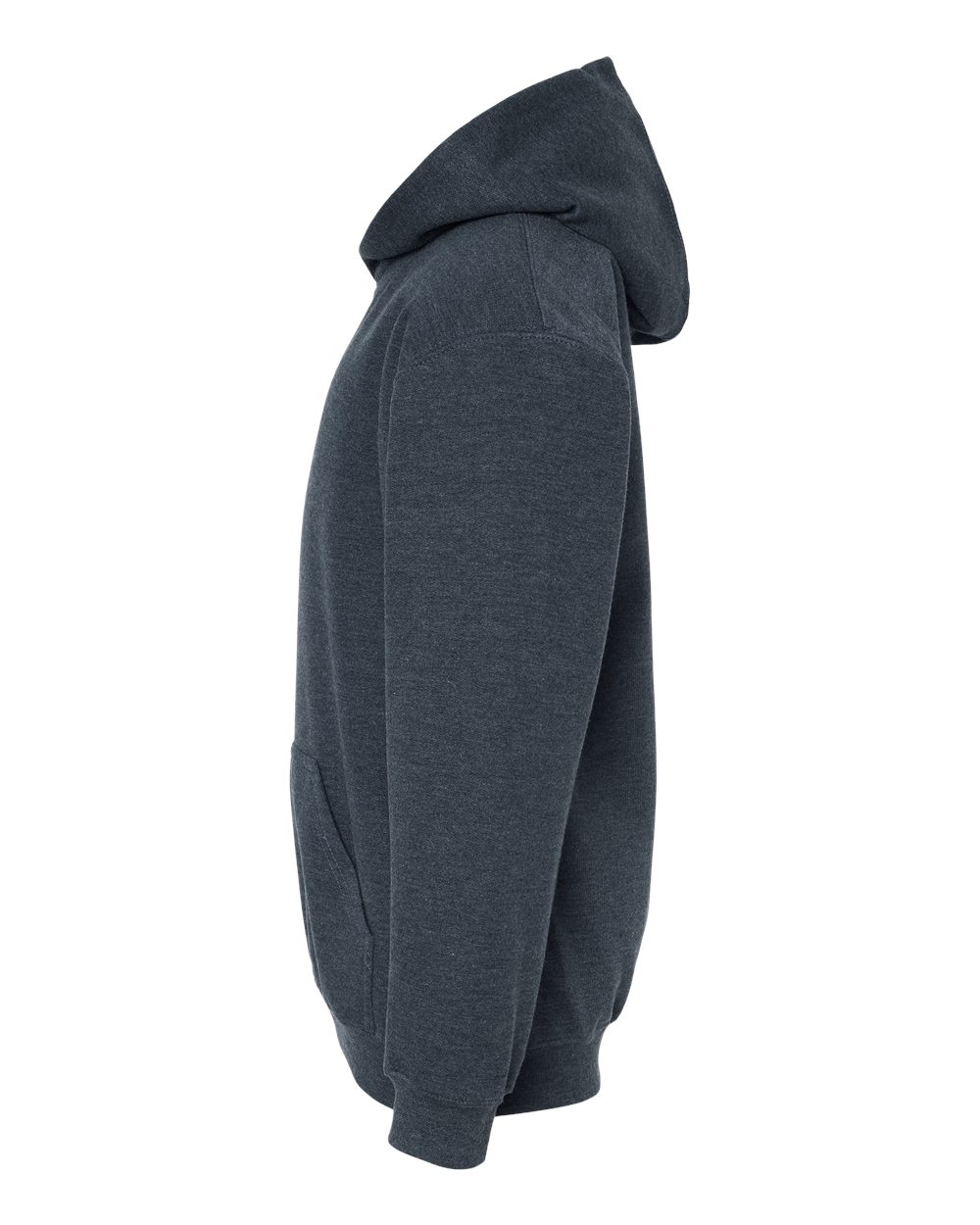M&O Youth Fleece Pullover Hoodie - 3322 - 3322M Heather Navy