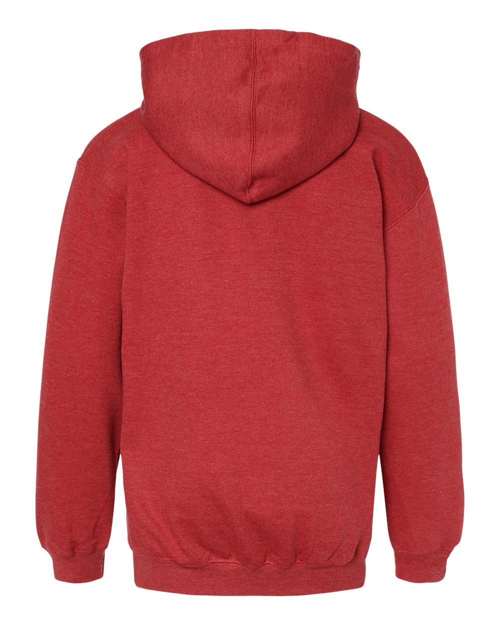 M&O Youth Fleece Pullover Hoodie - 3322 - 3322M Heather Red