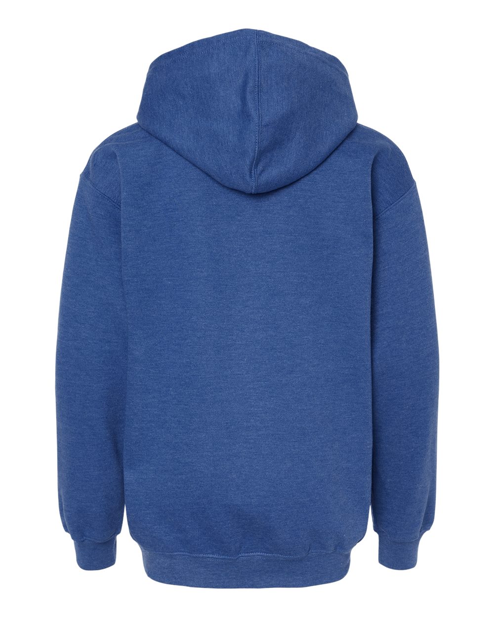 M&O Youth Fleece Pullover Hoodie - 3322 - 3322M Heather Royal