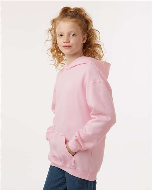 M&O Youth Fleece Pullover Hoodie - 3322 - 3322M Light Pink