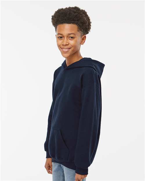 M&O Youth Fleece Pullover Hoodie - 3322 - 3322M Navy