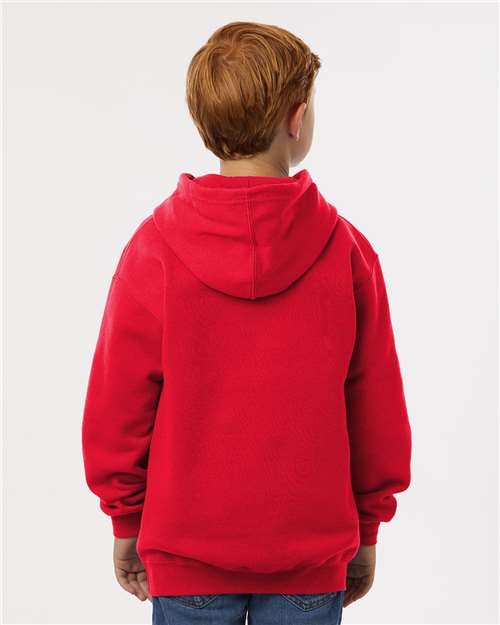 M&O Youth Fleece Pullover Hoodie - 3322 - 3322M Red