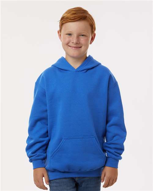 M&O Youth Fleece Pullover Hoodie - 3322 - 3322M Royal