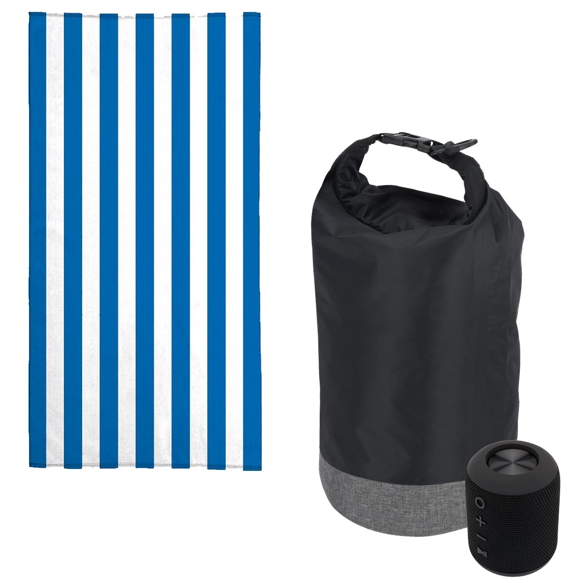 Pro Towels Kit de fête pour la plage EarthTrendz™ - UPK62 Black