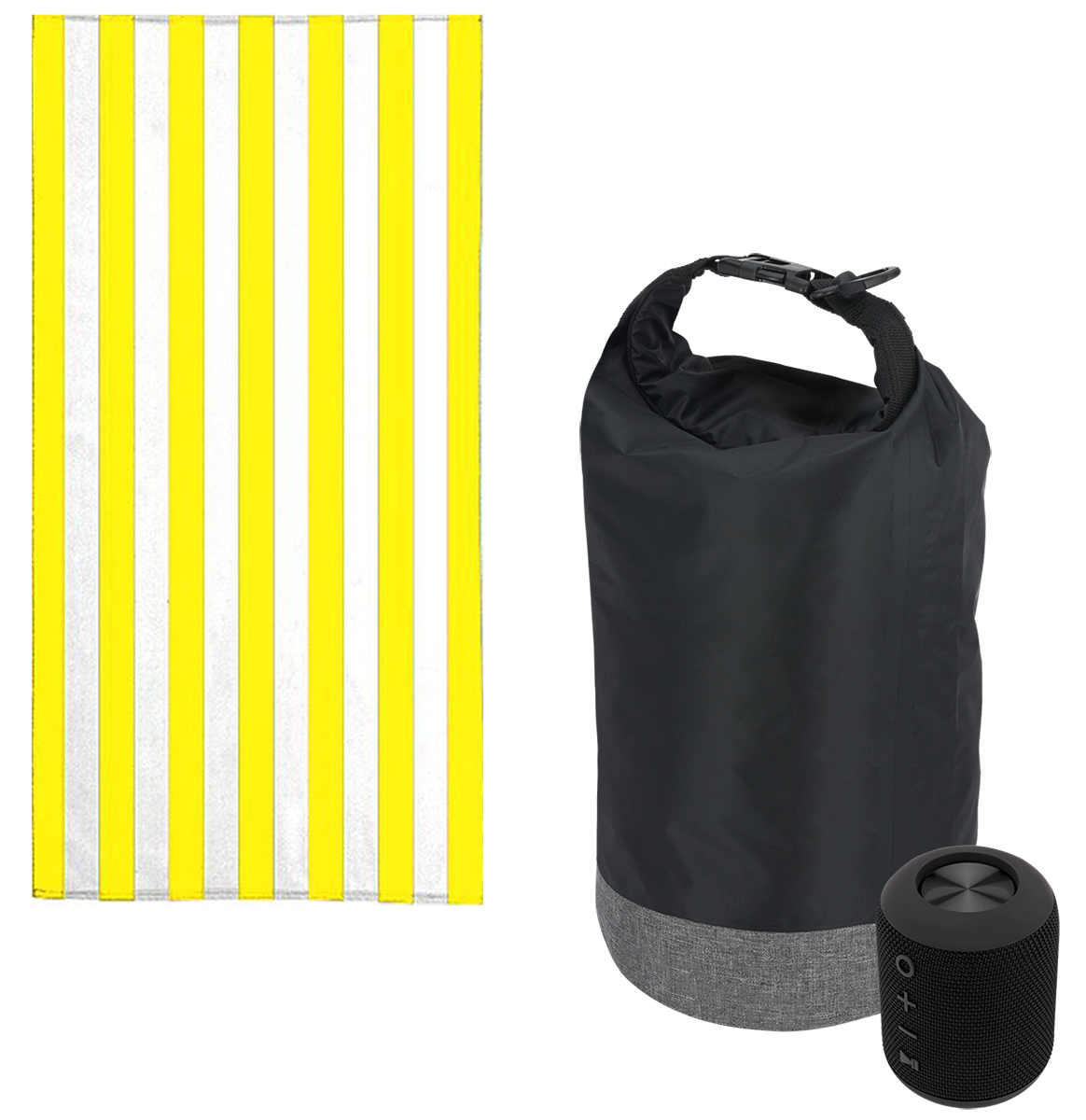 Pro Towels Kit de fête pour la plage EarthTrendz™ - UPK62 yellow