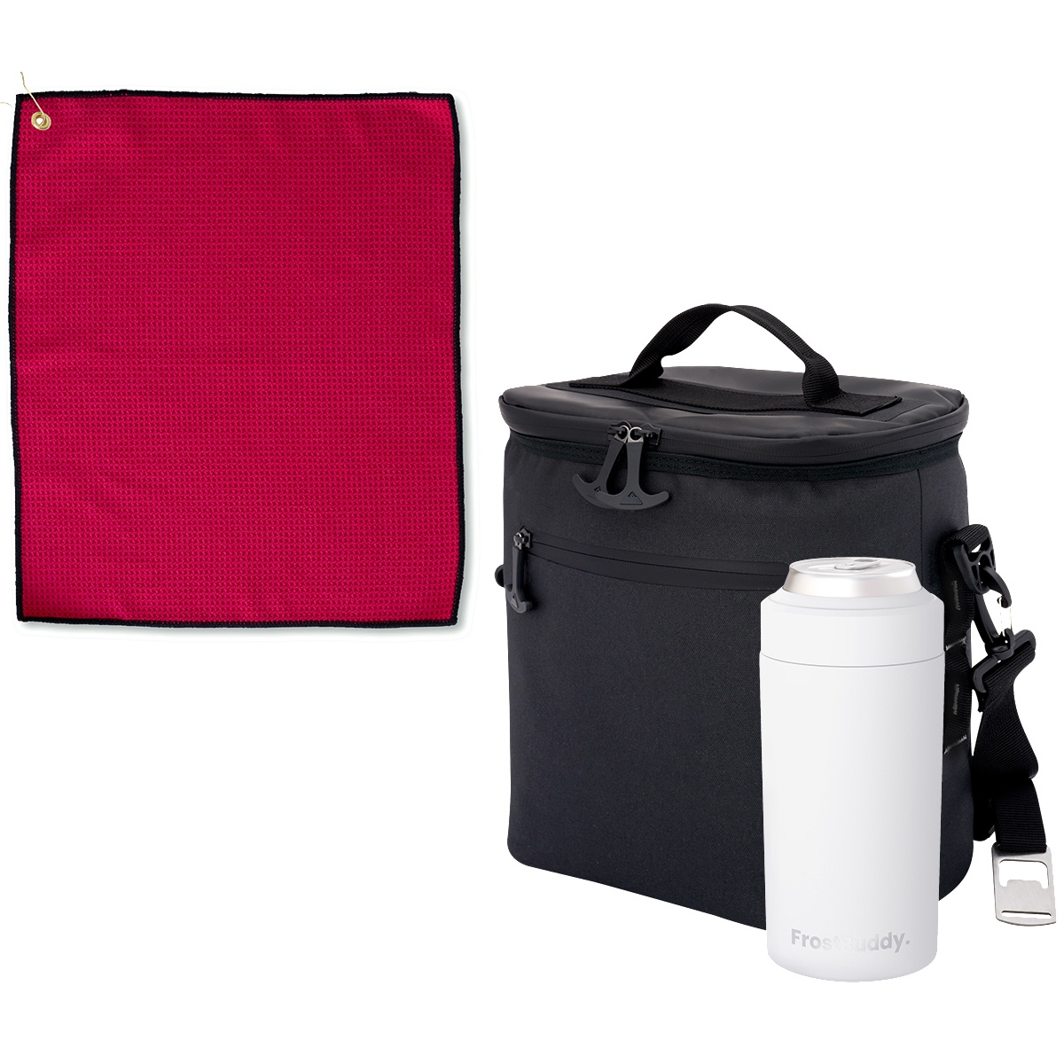 Pro Towels Kit de golf ultime Urban Peak® CB186 - UPK72 Black