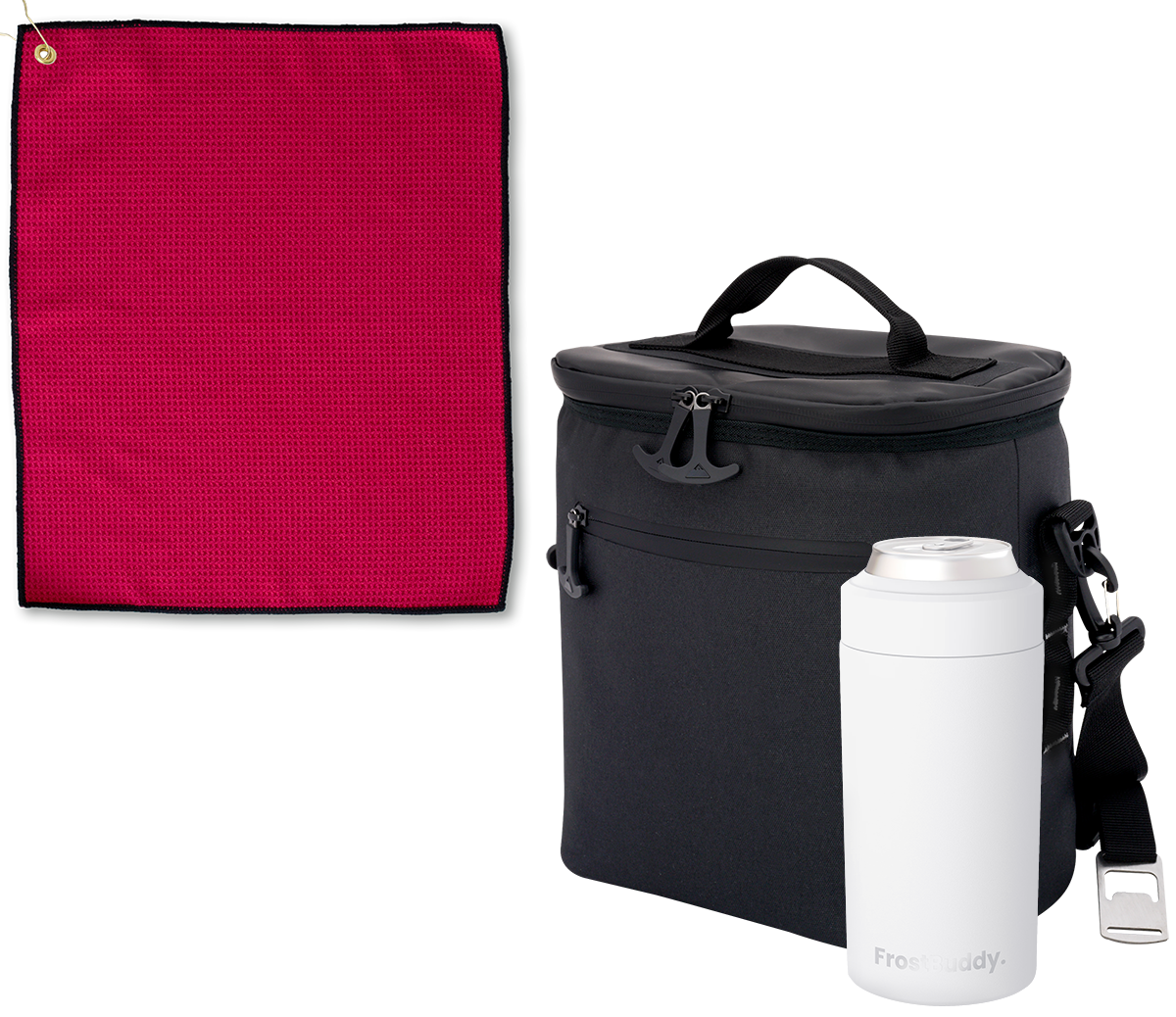 Pro Towels Kit de golf ultime Urban Peak® CB186 - UPK72 red