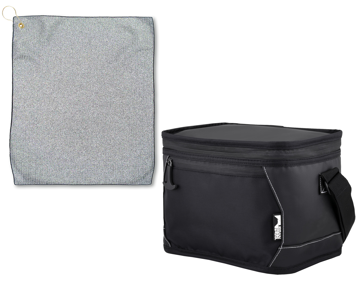 Pro Towels Kit essentiel de golf Urban Peak® CB165 - UPK74 gray